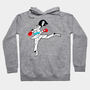 Taekwondo Woman Hoodie